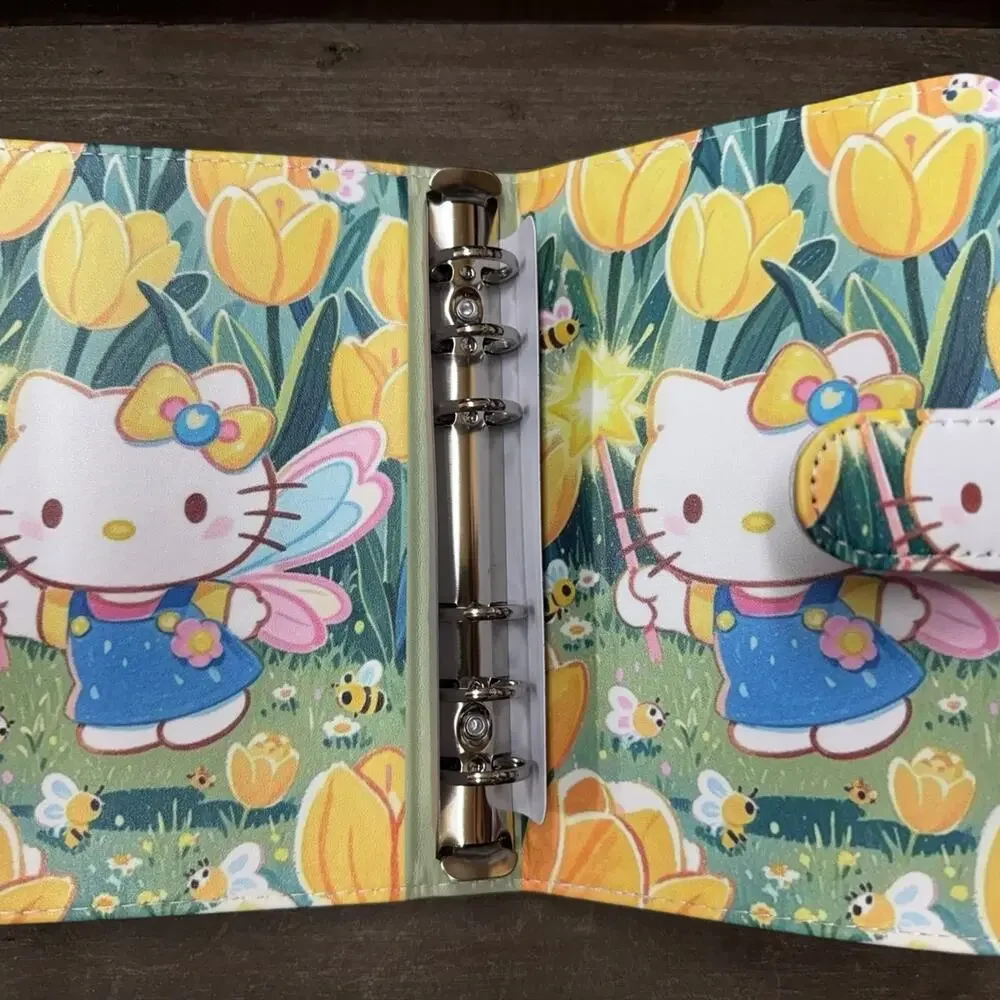 Hello Kitty A6 6 Ring Binder, & Paper